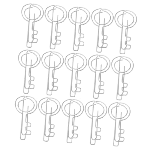 COOPHYA 20 Stück Ordnerschlüssel Büroklammern, Kleine, Ausgefallene Büroklammern, Schlüsselförmige Büroklammern, Dekorative Binderklammern, Papier Memohalter, Mini Büroklammern, COOPHYA 20 Stück Ordnerschlüssel Büroklammern, Kleine, Ausgefallene Büroklammern, Schlüsselförmige Büroklammern, Dekorative Binderklammern, Papier Memohalter, Mini Büroklammern, von COOPHYA