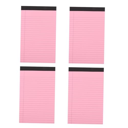 COOPHYA 4 Stück Machen Sie Sich Notizen Auf Papier Notizblock Abreißen Digital Laptopständer Notizblockhalter Schreibtischzubehör in Roségold Farbige Notizblöcke Büro-notizblöcke Rot von COOPHYA