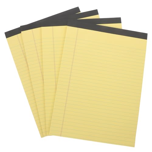 COOPHYA Legal Memo Pad Notizbuch Zeitplan Notizblöcke 4er Pack Tragbarer Notizblock Linierte Notizbücher für Studenten und Büro COOPHYA Legal Memo Pad Notizbuch Zeitplan Notizblöcke 4er Pack Tragbarer Notizblock Linierte Notizbücher für Studenten und Büro von COOPHYA