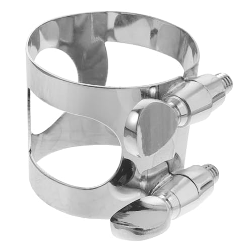 COOPHYA Saxophonzubehör Saxophonteile Saxophonblattklammer Altsaxophon Saxophon Blattschraube Metall Sax Clip Blattschraube Befestigung Saxophon Clip Blattschraube Für Mundstück Saxophon von COOPHYA
