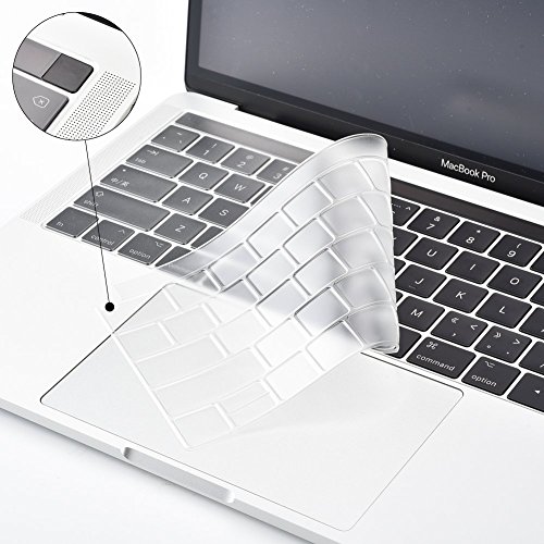 COOSKIN Tastatur-Abdeckung, ultradünn, für MacBook Pro (2016), 33 cm oder 38 (13 Zoll) mit Touch-Bar (A1706 A1707), hochtransparent, unsichtbar, Tastaturschutz Pro, TPU-Material, US-Version von COOSKIN