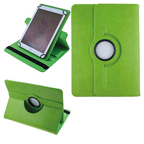 COOVY® 2.0 360° Rotation Cover Universal für alle 9/10 / 10.1 Zoll Tablet Modelle Hülle Tasche Etui Case Schutz Ständer | UNIVERSAL 10.1 grün von COOVY