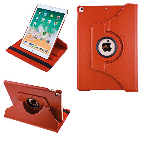 COOVY® 2.0 Cover für Apple iPad 10.2 (Model 2019) Rotation 360° Smart Hülle Tasche Etui Case Schutz Ständer Auto Sleep/Wake up | orange von COOVY