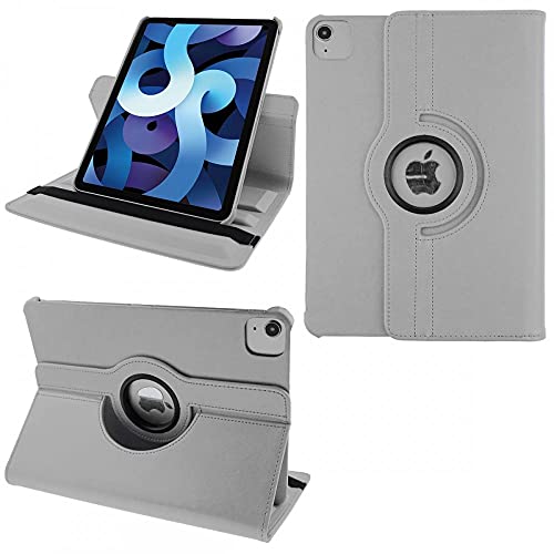 COOVY® 2.0 Cover für Apple iPad Air 4 10.9 (Model 2020) Rotation 360° Smart Hülle Tasche Etui Case Schutz Ständer Auto Sleep/Wake up | weiß von COOVY