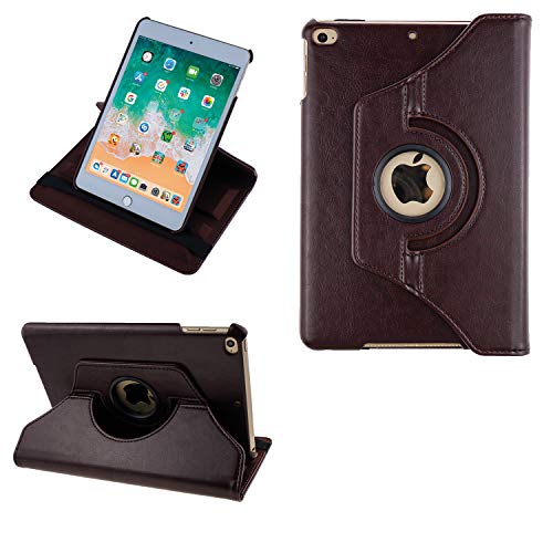 COOVY® 2.0 Cover für Apple iPad Mini 5 (Model 2019) Rotation 360° Smart Hülle Tasche Etui Case Schutz Ständer Auto Sleep/Wake up | braun von COOVY