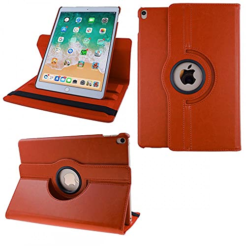 COOVY® 2.0 Cover für Apple iPad pro 10.5 (2017), iPad Air 10.5 (3. Gen. 2019) Rotation 360° Smart Hülle Tasche Etui Case Schutz Ständer Auto Sleep/Wake up | orange von COOVY