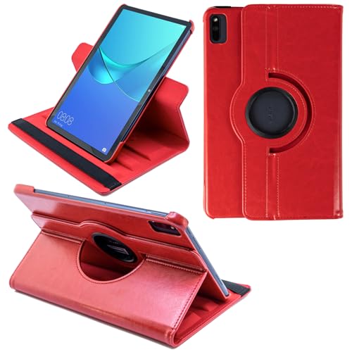 COOVY® 2.0 Cover für Huawei Matepad (10.4") Rotation 360° Smart Hülle Tasche Etui Case Schutz Ständer Auto Sleep/Wake up | rot von COOVY