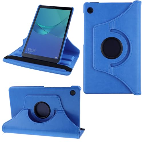COOVY® 2.0 Cover für Huawei Matepad T10 / T10S (10.1") Rotation 360° Smart Hülle Tasche Etui Case Schutz Ständer | hellblau von COOVY