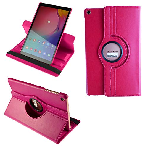 COOVY® 2.0 Cover für Samsung Galaxy TAB A 10.1 (Model 2019) SM-T510 SM-T515 Rotation 360° Smart Hülle Tasche Etui Case Schutz Ständer | hotpink von COOVY