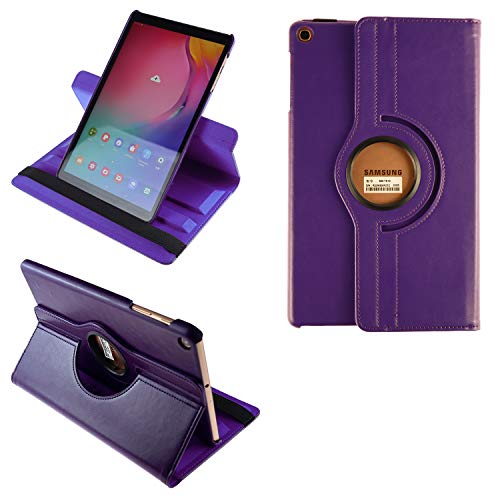 COOVY® 2.0 Cover für Samsung Galaxy TAB A 10.1 (Model 2019) SM-T510 SM-T515 Rotation 360° Smart Hülle Tasche Etui Case Schutz Ständer | lila von COOVY