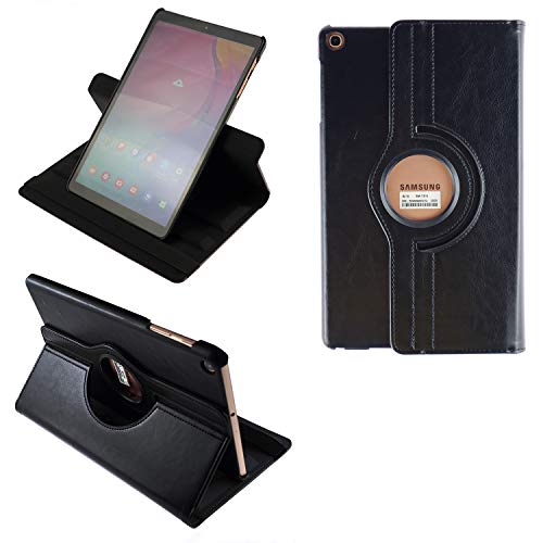 COOVY® 2.0 Cover für Samsung Galaxy TAB A 10.1 (Model 2019) SM-T510 SM-T515 Rotation 360° Smart Hülle Tasche Etui Case Schutz Ständer | schwarz von COOVY