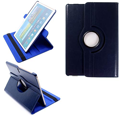 COOVY® 2.0 Cover für Samsung Galaxy TAB S 10.5 SM-T800 SM-T801 SM-T805 Rotation 360° Smart Hülle Tasche Etui Case Schutz Ständer Auto Sleep/Wake up | dunkelblau von COOVY