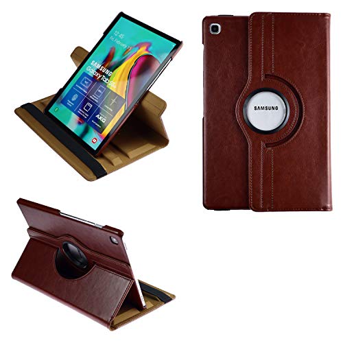 COOVY® 2.0 Cover für Samsung Galaxy TAB S5e 10.5 SM-T720 SM-T725 Rotation 360° Smart Hülle Tasche Etui Case Schutz Ständer Auto Sleep/Wake up | braun von COOVY