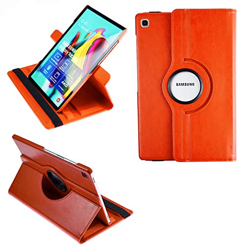 COOVY® 2.0 Cover für Samsung Galaxy TAB S5e 10.5 SM-T720 SM-T725 Rotation 360° Smart Hülle Tasche Etui Case Schutz Ständer Auto Sleep/Wake up | orange von COOVY