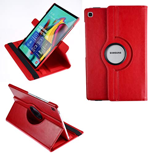 COOVY® 2.0 Cover für Samsung Galaxy TAB S5e 10.5 SM-T720 SM-T725 Rotation 360° Smart Hülle Tasche Etui Case Schutz Ständer Auto Sleep/Wake up | rot von COOVY