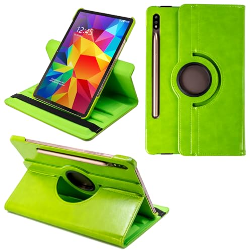 COOVY® 2.0 Cover für Samsung Galaxy TAB S7 11.0 SM-T870 SM-T875 SM-T876 Rotation 360° Smart Hülle Tasche Etui Case Schutz Ständer Auto Sleep/Wake up | grün von COOVY
