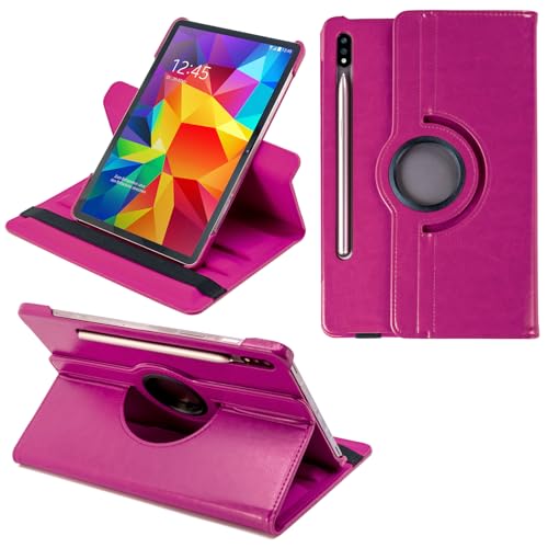 COOVY® 2.0 Cover für Samsung Galaxy TAB S7 11.0 SM-T870 SM-T875 SM-T876 Rotation 360° Smart Hülle Tasche Etui Case Schutz Ständer Auto Sleep/Wake up | hotpink von COOVY