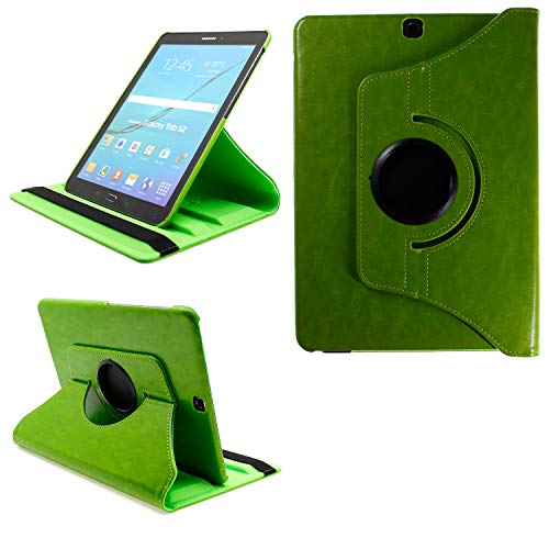 COOVY® 2.0 Cover für Samsung Galaxy Tab S2 9.7 SM-T810 SM-T813 SM-T815 SM-T819 Rotation 360° Smart Hülle Tasche Etui Case Schutz Ständer Auto Sleep/Wake up | grün von COOVY