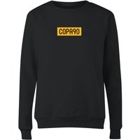 COPA90 Everyday - Black/Orange/Black Women's Sweatshirt - Black - 5XL von COPA90