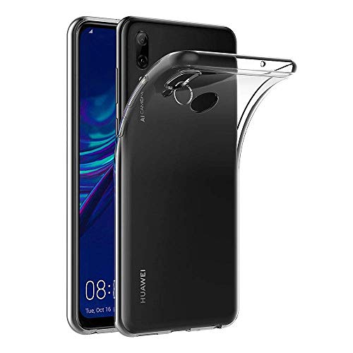 COPHONE Hülle Kompatibel mit HUAWEI P SMART 2019 Transparent Silikon Schutzhülle für P SMART 2019 Case Clear Durchsichtige TPU Bumper HUAWEI P SMART 2019 Handyhülle von COPHONE