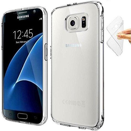 COPHONE Hülle Kompatibel mit Samsung Galaxy S7 Transparent Silikon Schutzhülle für Galaxy S7 Case Clear Durchsichtige TPU Bumper Galaxy S7 Handyhülle von COPHONE