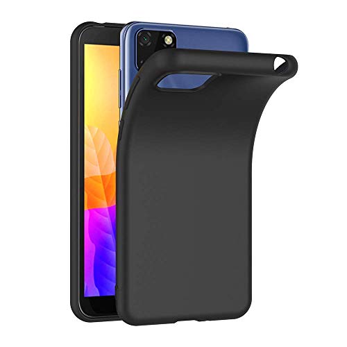 COPHONE Hülle kompatibel mit HUAWEI Y5P 2020 , Schwarz Silikon Schutzhülle für HUAWEI Y5P Case TPU Bumper HUAWEI Y5P Handyhülle von COPHONE