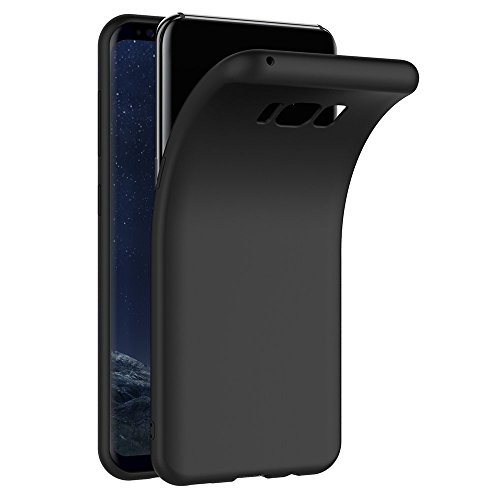 Cophone® Schutzhülle für Samsung Galaxy S8 Plus, Schwarz aus TPU-Gel, Silikon, weich, ultradünn, stoßfest, für Samsung Galaxy S8 Plus von COPHONE