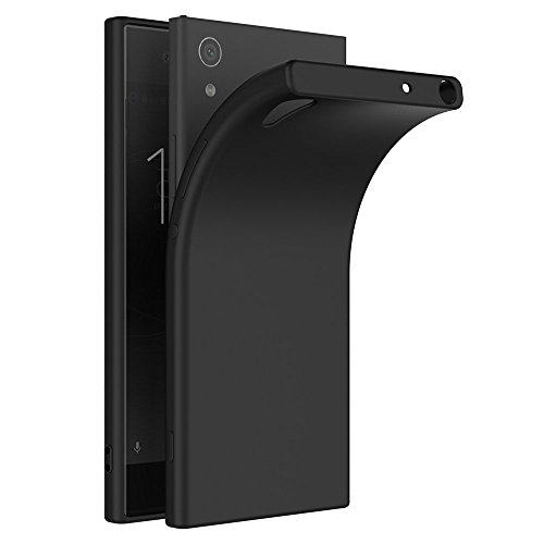 Cophone Schutzhülle für Sony Xperia XA1 Ultra, Schwarz aus Gel, TPU, Silikon, weich, ultradünn, mit Anti-Schock, für Sony Xperia XA1 Ultra von COPHONE