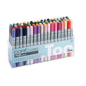 COPIC® Ciao B Layoutmarker-Set farbsortiert 1,0 + 6,0 mm, 72 St. von COPIC®