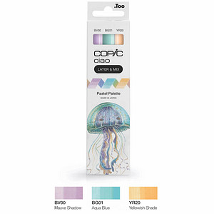 COPIC® Ciao Pastel Palette Layoutmarker-Set farbsortiert 1,0 + 6,0 mm, 1 Set von COPIC®