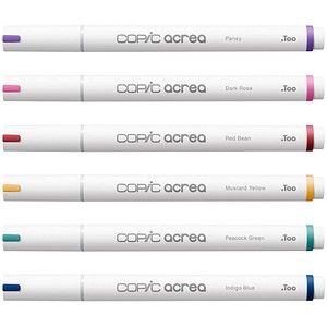 COPIC® acrea Deep Layoutmarker-Set farbsortiert 0,8 mm, 6 St. von COPIC®