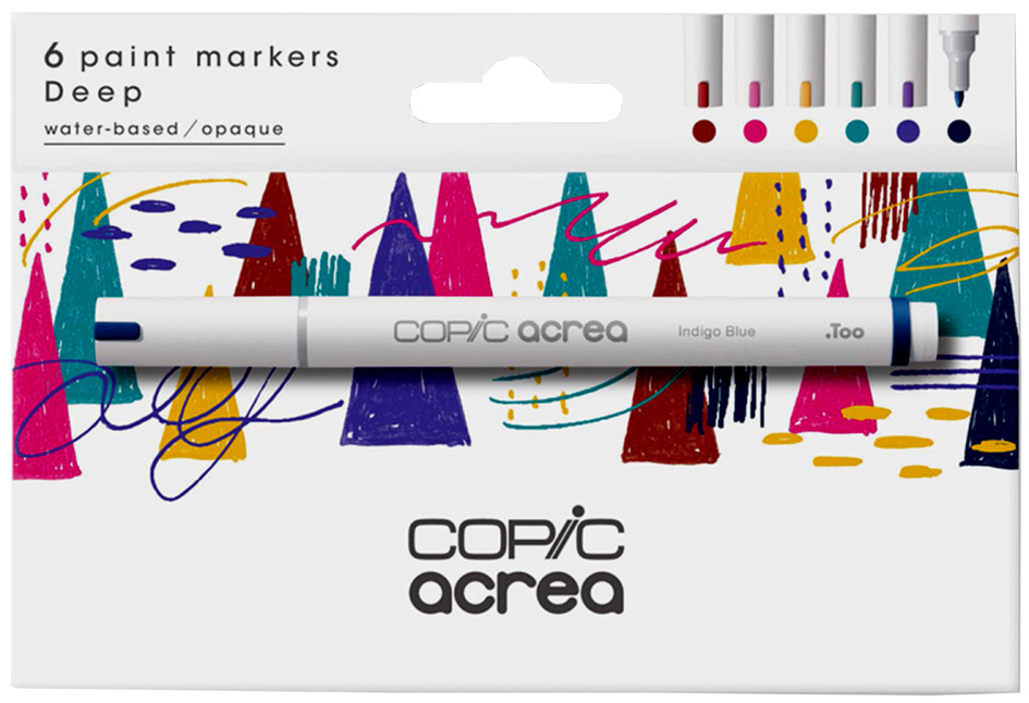 COPIC Marker acrea , Deep, , 6er Set COPIC Marker acrea , Deep, , 6er Set von COPIC
