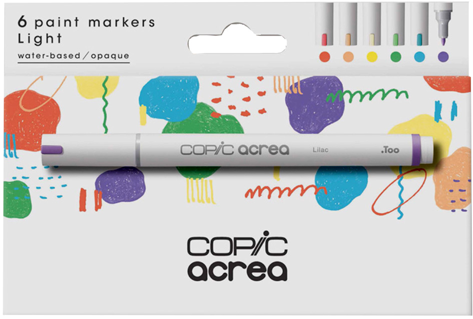 COPIC Marker acrea , Light, , 6er Set COPIC Marker acrea , Light, , 6er Set von COPIC