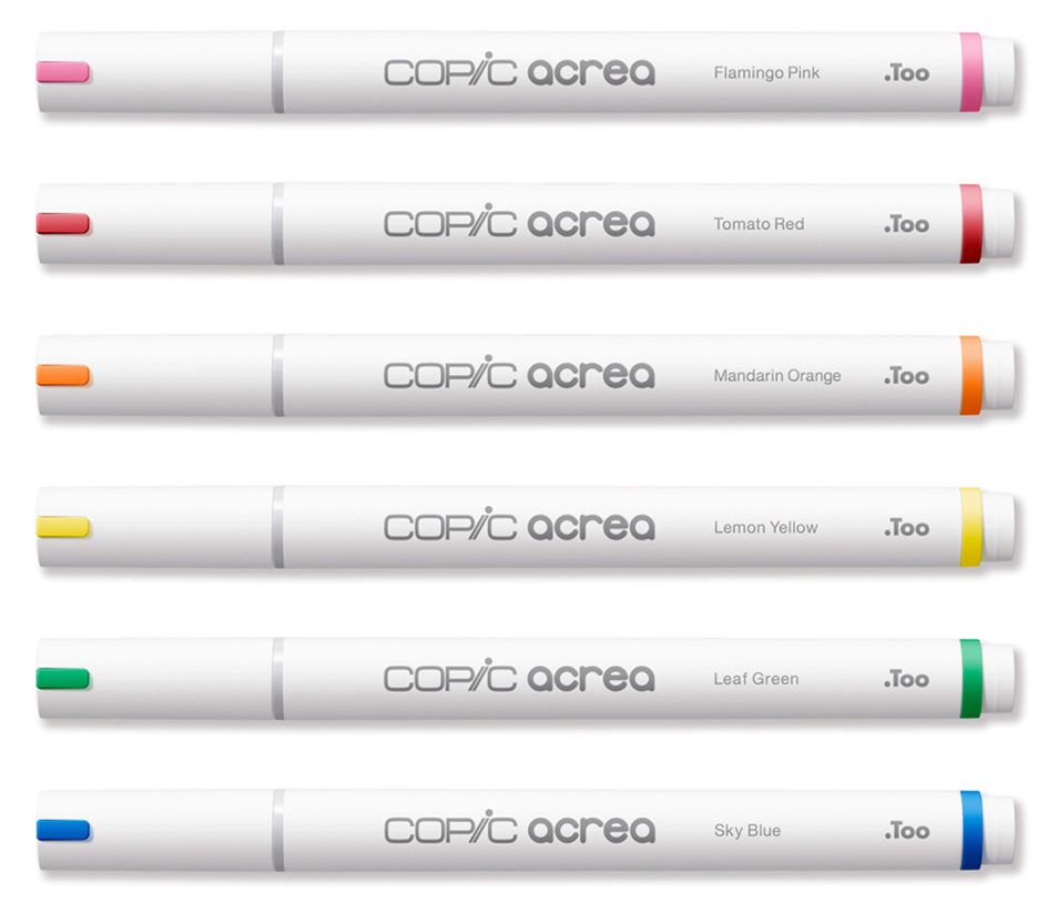 COPIC Marker acrea , Vivid, , 6er Set COPIC Marker acrea , Vivid, , 6er Set von COPIC