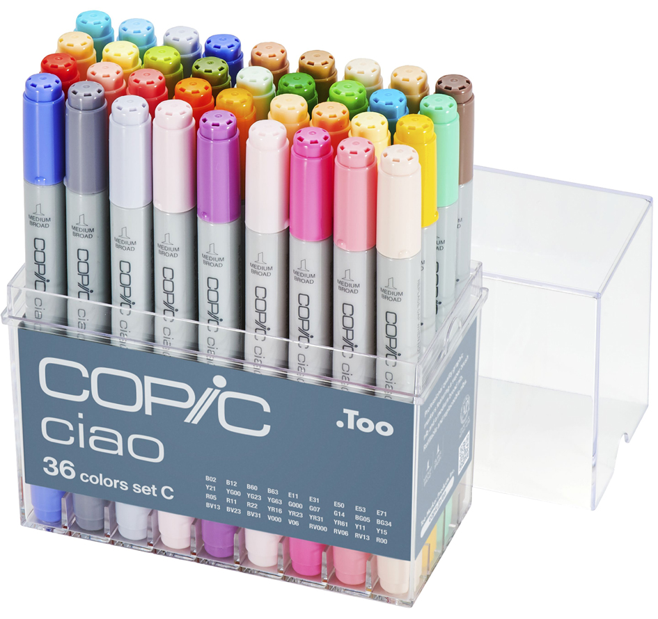 COPIC Marker ciao, 36er Set C von COPIC