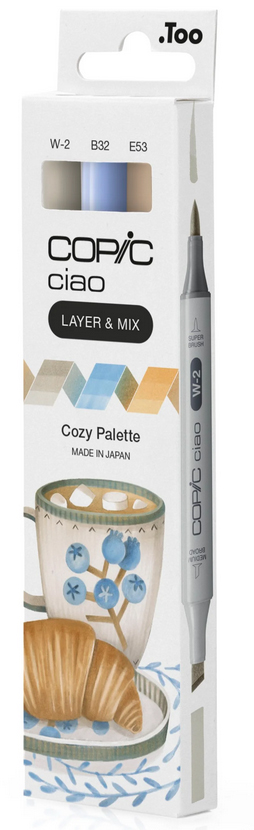 COPIC Marker ciao, 3er Set , Cozy Palette, von COPIC