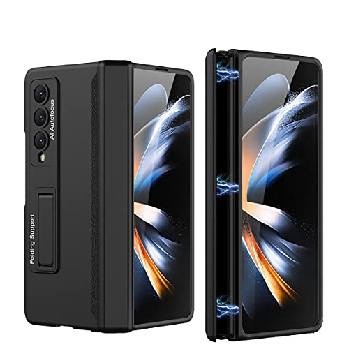 COQUE Galaxy Z Fold 4 5G Hülle,aufklappbare All-Inclusive-Hülle,klappbare Handyhülle für Samsung Galaxy Z Fold 4 5G-Schwarz von COQUE