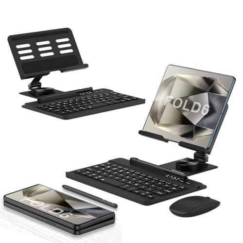 COQUE Galaxy Z Fold 6 Mobile Office Tastatur Kit,Telefon AR Drehwelle+Touch-Stift+Kabellose Bluetooth-Maus,Kit Case geeignet für Falttelefone Fold6/5/4/3/2-Schwarz COQUE Galaxy Z Fold 6 Mobile Office Tastatur Kit,Telefon AR Drehwelle+Touch-Stift+Kabellose Bluetooth-Maus,Kit Case geeignet für Falttelefone Fold6/5/4/3/2-Schwarz von COQUE