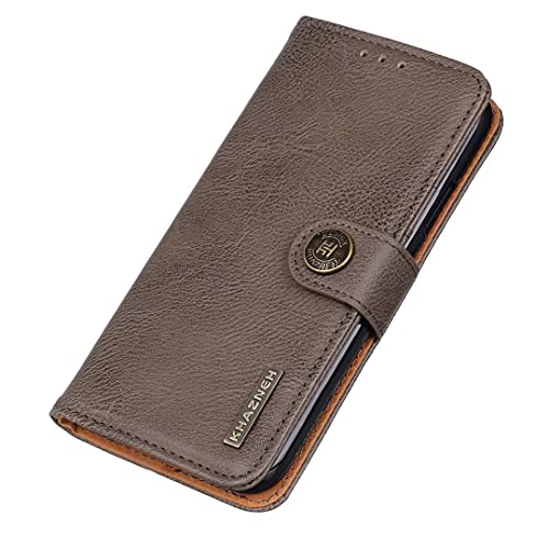 COQUE Huawei nova 9 Hülle,Rindsledermuster Flip Wallet Lederhülle mit stoßfester Funktion Kickstand Handyhülle für Huawei nova 9-Khaki COQUE Huawei nova 9 Hülle,Rindsledermuster Flip Wallet Lederhülle mit stoßfester Funktion Kickstand Handyhülle für Huawei nova 9-Khaki von COQUE