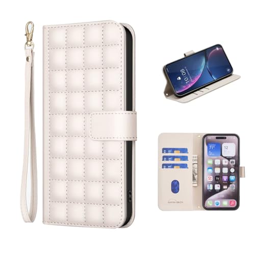 COQUE Hülle Für Realme 12 Plus 5G, Magnetverschluss Air-Cushion Texturierte Kartenfach-Geldbörse, Kompatibel Mit Realme 12 Plus 5G-Weiß COQUE Hülle Für Realme 12 Plus 5G, Magnetverschluss Air-Cushion Texturierte Kartenfach-Geldbörse, Kompatibel Mit Realme 12 Plus 5G-Weiß von COQUE