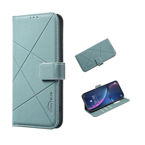 COQUE Hülle Für Xiaomi Redmi Note 13 4G Handyhülle, Diamant-Dreieck-Muster 3 Kartenfach-Geldbörse RFID-Schutz Xiaomi Redmi Note 13 4G Schutzhülle-Grün COQUE Hülle Für Xiaomi Redmi Note 13 4G Handyhülle, Diamant-Dreieck-Muster 3 Kartenfach-Geldbörse RFID-Schutz Xiaomi Redmi Note 13 4G Schutzhülle-Grün von COQUE