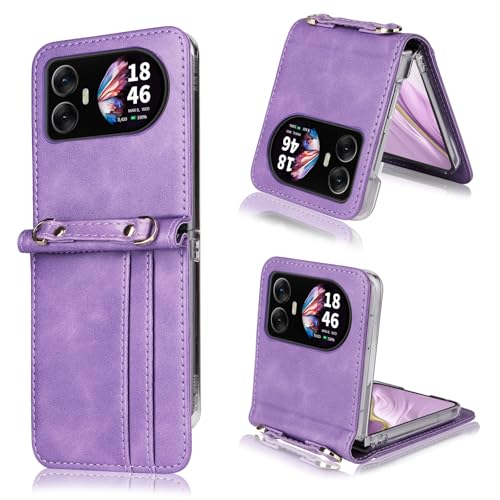 COQUE Hülle für Blackview Hero 10 Handyhülle, Lanyard + Multi-Slot Visitenkartenhalter Brieftasche Hülle, Blackview Hero 10 Flip Handyhülle-Lila COQUE Hülle für Blackview Hero 10 Handyhülle, Lanyard + Multi-Slot Visitenkartenhalter Brieftasche Hülle, Blackview Hero 10 Flip Handyhülle-Lila von COQUE