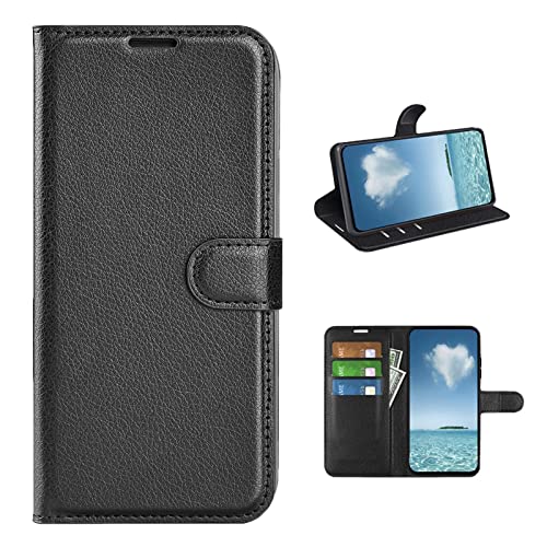 COQUE Hülle für Blackview Shark 8 Shell,Lychee Pattern Flip Cover mit Kartensteckplatz Lederhülle für Blackview Shark 8-Schwarz COQUE Hülle für Blackview Shark 8 Shell,Lychee Pattern Flip Cover mit Kartensteckplatz Lederhülle für Blackview Shark 8-Schwarz von COQUE