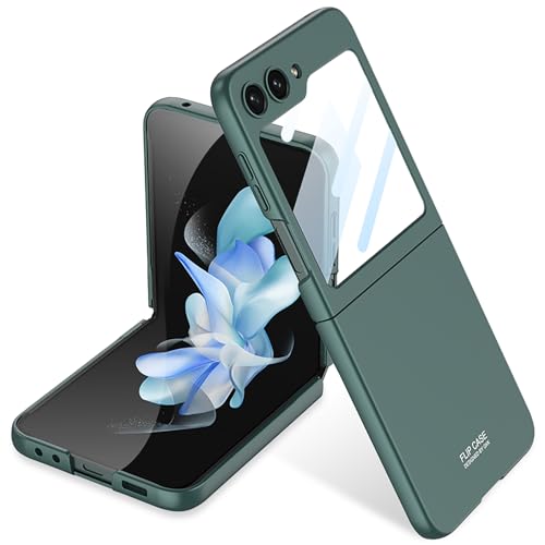 COQUE Hülle für Galaxy Z Flip 6, Slim Style Shell Film All Inclusive Handyhülle, Faltbare Handyhülle für Samsung Galaxy Z Flip 6 5G-Grün COQUE Hülle für Galaxy Z Flip 6, Slim Style Shell Film All Inclusive Handyhülle, Faltbare Handyhülle für Samsung Galaxy Z Flip 6 5G-Grün von COQUE