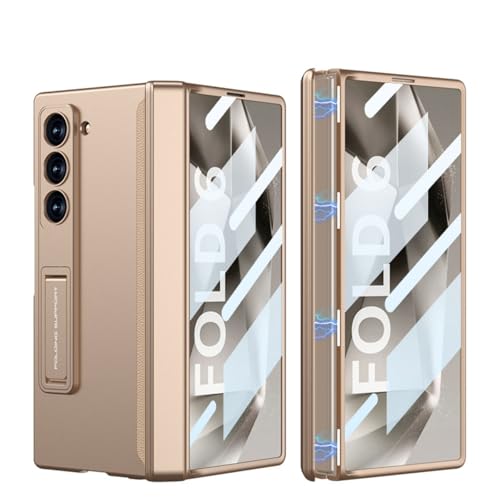 COQUE Hülle für Galaxy Z Fold 6, All-Inclusive-Hülle mit Scharnier, Faltbare Handyhülle für Samsung Galaxy Z Fold 6 5G - Nebel Gold COQUE Hülle für Galaxy Z Fold 6, All-Inclusive-Hülle mit Scharnier, Faltbare Handyhülle für Samsung Galaxy Z Fold 6 5G - Nebel Gold von COQUE