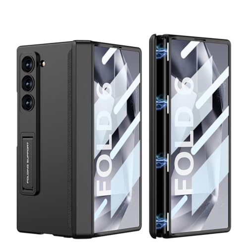 COQUE Hülle für Galaxy Z Fold 6,Hülle Schutzfolie Integrierte Klappbare All-Inclusive-Hülle mit Scharnier,Faltbare Handyhülle für Samsung Galaxy Z Fold 6 5G-Schwarz COQUE Hülle für Galaxy Z Fold 6,Hülle Schutzfolie Integrierte Klappbare All-Inclusive-Hülle mit Scharnier,Faltbare Handyhülle für Samsung Galaxy Z Fold 6 5G-Schwarz von COQUE