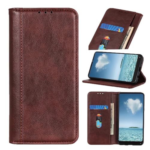 COQUE Hülle für Honor 400 Lite Hülle,Leder Flip Wallet mit Kartenfach,Litschi-Muster-Hülle für Honor 400 Lite-Braun COQUE Hülle für Honor 400 Lite Hülle,Leder Flip Wallet mit Kartenfach,Litschi-Muster-Hülle für Honor 400 Lite-Braun von COQUE
