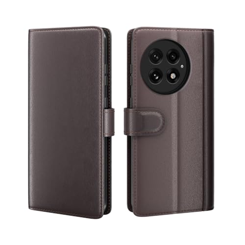 COQUE Hülle für OnePlus 13 Shell, Echtes Rindsleder Flip Cover mit Kartensteckplatz Lederhülle für OnePlus 13-Braun COQUE Hülle für OnePlus 13 Shell, Echtes Rindsleder Flip Cover mit Kartensteckplatz Lederhülle für OnePlus 13-Braun von COQUE