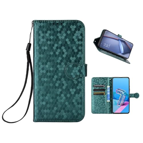 COQUE Hülle für Oppo Find X8 Ultra 5G Handyhülle Mit Punktenmuster Und Kartenfach-Geldbörse Oppo Find X8 Ultra 5G Schutzhülle-Grün COQUE Hülle für Oppo Find X8 Ultra 5G Handyhülle Mit Punktenmuster Und Kartenfach-Geldbörse Oppo Find X8 Ultra 5G Schutzhülle-Grün von COQUE