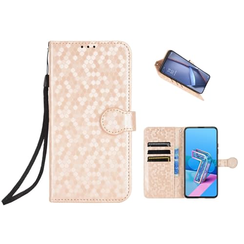 COQUE Hülle für Oppo Find X8s Plus Handyhülle Mit Punktenmuster Und Kartenfach-Geldbörse Oppo Find X8s Plus Schutzhülle-Gold COQUE Hülle für Oppo Find X8s Plus Handyhülle Mit Punktenmuster Und Kartenfach-Geldbörse Oppo Find X8s Plus Schutzhülle-Gold von COQUE